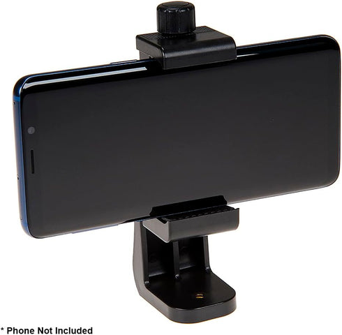 Fotodiox (2.2" 4" Cell Phone Tripod Mount Adapter - Universal Adjustable Phone Tripod Mount Clamp for Smartphones