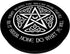 An It Harm None Do What Ye Will Pentacle with Celtic Knot PopSockets Swappable PopGrip