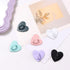 12PCS Cell Phone Finger Ring, Phone Clasps Hooks, Phone Finger Grip Heart Shaped Cell Phone Ring Holder, Adhesive Metal