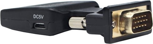 VGA to HDMI Converter 1080P Adapter with Audio Cable and USB Cable for PC Laptop to HDTV
