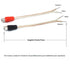 2-Pack RCA Female to Speaker Wire Adapter Cable, 5.5-inch/14cm - Black/Red, Audio Video Conversion
