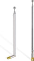 BINGFU 6 Sections Telescopic 65cm AM FM Antenna Portable Radio Antenna Replacement (2-Pack)
