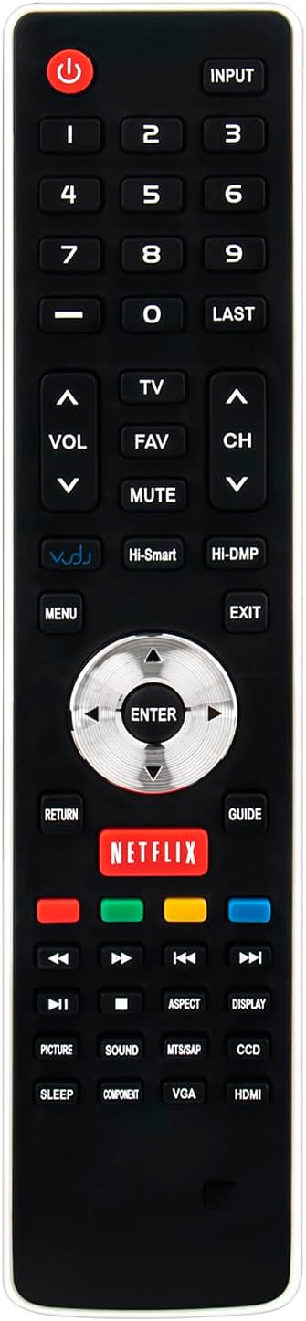 New EN-33925A Replaced Remote for Hisense TV Models 32K366WUS, 40K366NW, 50K366GW, and more