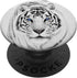 White Tiger Blue Eyes Cute Big Wild Cat Animal Gift Idea PopSockets PopGrip for Phones and Tablets