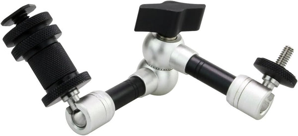 Haoge 7" Adjustable Friction Articulating Magic Arm for DSLR Rig, Camera LCD Monitor, LED Light