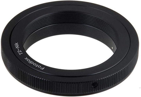 Fotodiox Lens Mount Adapter Compatible with T-Mount (T/T-2) Thread Lenses to Nikon F-Mount Cameras