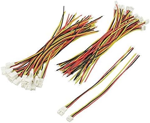 XINGYHENG 40Pcs(20Pairs) 2.0mm 3PIN Female Male Connecting Plug with 10cm Terminal Connector Wire for Light Strip