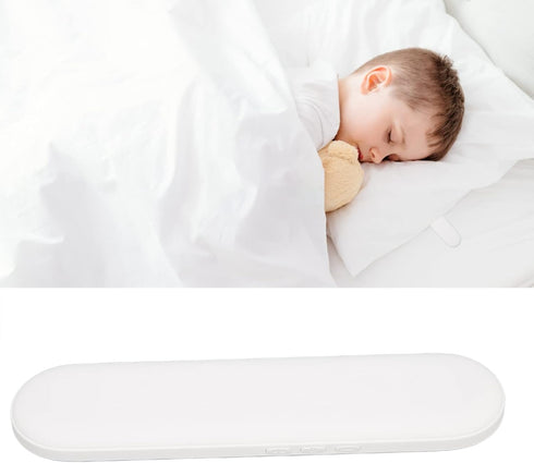 Cuifati Ultra Thin Pillow Speaker, Mini Bone Conduction Bluetooth Speaker for Sleeping with Timer (Black)