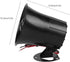 110dB DC 12V Wired Horn Alarm Siren Speaker Portable 15W / 20W Wired Antitheft Loudspeaker for Home Security