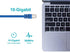 Monoprice Cat6A 3ft Blue Patch Cable, Double Shielded (S/FTP) 26AWG 10G Pure Copper Snagless RJ45