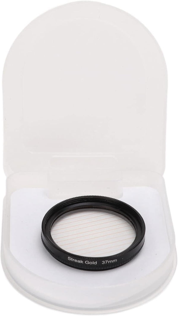 Camera Lens Filter Gold Streak Anamorphic Effect Photography Filter Accessories (37mm)