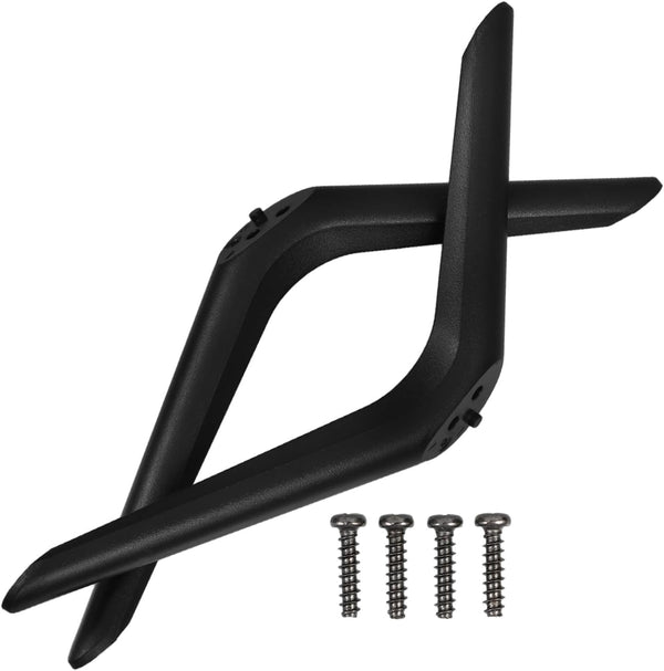 Tv Stand Base with Adjustable Plastic Legs Double Hole Design for Tabletop