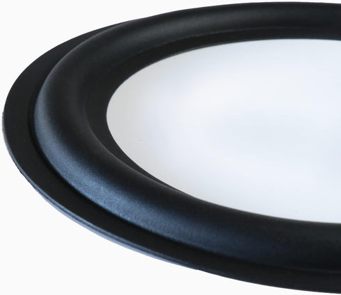 Rubber Ring 2PCS 6.5 Inch Black Speaker Foam Edge Surround Rings Repair Kit for DIY Speaker Repair