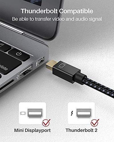 IVANKY 4K Active Mini DisplayPort to HDMI Adapter, 4K@60Hz, Thunderbolt 1&2 to HDMI for MacBook Air/Pro, Surface Pro