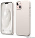 elago iPhone 13 Case, Slim Liquid Silicone, Shockproof Full Body Cover, Anti-Scratch Microfiber Lining, 6.1" (Stone)