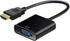 YWLUUOO 1080P HDTV to VGA Adapter Converters Output Computer Connector Dongle for Laptop PC Monitor Projector HDTV
