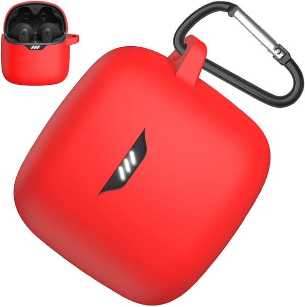 Miimall Compatible JBL Tune Flex Protective Silicone Case Cover - Red