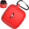 Miimall Compatible JBL Tune Flex Protective Silicone Case Cover - Red