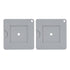 2 Ymiko Artist View Finder, Pcs View Finder with Sliding Mechanism ABS Plastic Optical View Finder Color Isolation View