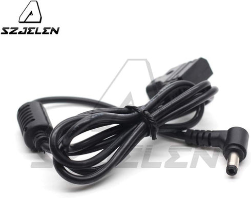 Right Angle DC Power Cable, D-Tap to 12V DC5.5X2.5mm for KiPRO LCD Monitor, DSLR Rig Power