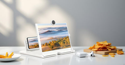 Yuntunele 3D Smartphones(10inch) HD Screen Magnifier Amplifier Projector Screen for Movies, Videos,and Gaming. Foldable