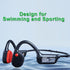 Swimming Headset MP3 32G IP68 Skiing-X10 Headphones Bone Conduction Open Ear Player Built-in Memory Underwater
