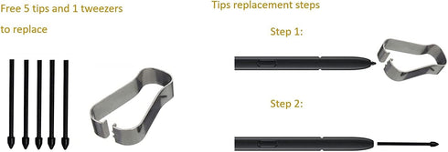 Samsung Galaxy S23 Ultra Stylus Pen Replacement for Galaxy S23 Ultra 5G Touch S Pen (Without Bluetooth) Tips/Nibs