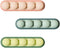 3 Pack Pea Cable Clips, USB Charging Cord Organizer for Wire Management in Car, Office, Bedroom