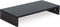 TEAMIX 20 inch Monitor Stand Riser, Wood Stand for Desk, Computer Stand with Keyboard Organizer, Black