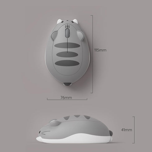 Akko Cat Theme Wireless Gaming Mouse, 2.4G GHz with USB Receiver, Cute Optical Cordless Mouse for Computer, Laptop,