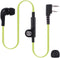 Earphone for Walkie Talkie Radio - 118 cm /46.46 Inch Headset for K Head 2Pin Radio, Mic Headphone in Green