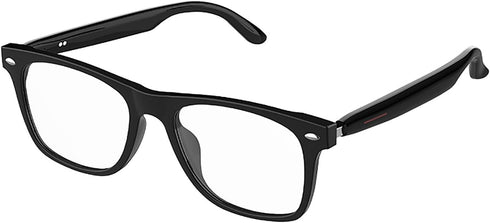 Jacuate Bluetooth Audio Smart Glasses for Women Men,Blue Light Blocking Bluetooth Glasses with Open Ear Speaker,Voice