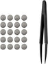 Earbuds Dust-Proof Steel Mesh with Glue, Stainless in-Ear Earphones Replace Clean Net Filter for Headphones (Pack of