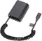 King Ma Dummy Battery NPFW50/ENEL15/LPE6/NP-FZ100/LPE8/NP-W126, Decoded Replacement with Type-C Power Adapter Cable for