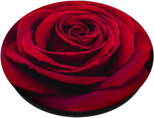 Red Rose Flower Floral PopSockets Standard PopGrip