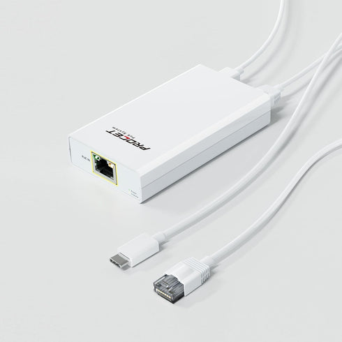 Gigabit PoE Splitter USB C 5V 3A, PoE to USB-C Adapter for Raspberry Pi 4, Security IP Cameras, IEEE 802.3at