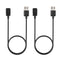 Kissmart 2-Pack Charger Cable for Plantronics Voyager Legend Bluetooth Headset (Black, 1m/3.3ft) - Replacement Cord