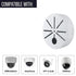 2 Pack Universal Camera Junction Box, Outdoor Bullet Security Camera Mount Box, Bracket Hide Cable, Base Junction Box