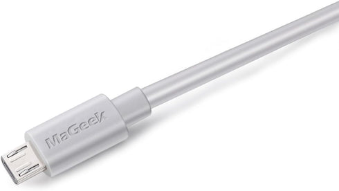 Premium 10ft Micro USB Cable - High Speed USB 2.0 A Male to Micro B for Samsung, HTC, LG, Google & More (White)