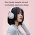Upgraded Wireless Bluetooth Noise Cancelling Headphones with Mic, Fast Charging, Soft Earpads, Deep Bass, White