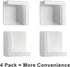 Generic 4 Pack 2 lbs Magnetic Tablet & Phone Mount Holder - Strong Magnetic iPad Fridge Mount, Universal Refrigerator