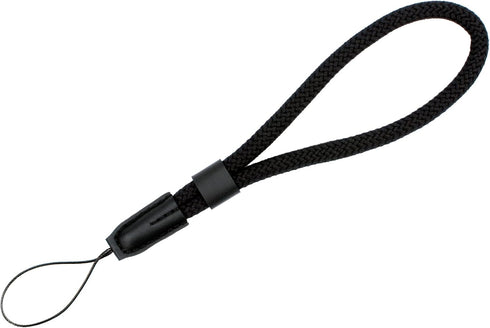 Soft Camera Wrist Strap - Rope Hand Strap for Point-and-Shoot, Mirrorless, Small Cameras (Black)
