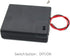 4Pcs AA Battery Holder with Leads Wires, ON/Off Switch, Screw Cap Case, 4 Slots x 1.5V Battery Storage Box (4-Pack)