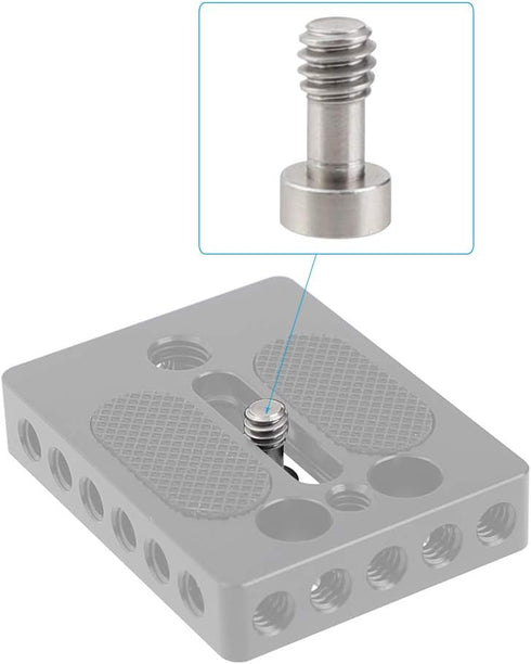 CAMVATE 1/4"-20 Camera Screw Adapter with Hexagon Socket Head for Tripod Baseplate (5 Pieces) - 2550
