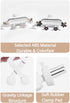 Elegant Flower Crystal Air Vent Phone Holder, Car Cellphone Mount Clip, Nice Gift for Smartphone (White Flower)