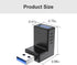 USB 3.0 Adapter 90 Degree Male to Female Combo, Vertical Up and Down Angle Coupler Connector
