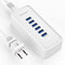 Generic USB Fast Charger, 6-Port Portable Charging Station, Suitable for Various Devices, Compatible