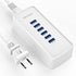 Generic USB Fast Charger, 6-Port Portable Charging Station, Suitable for Various Devices, Compatible