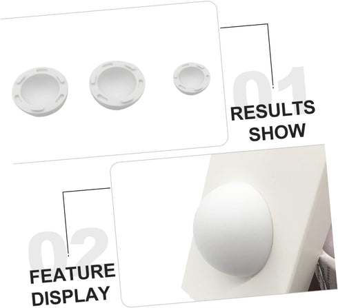 HOMSFOU 4pcs Laptop Cooling Bottom Notebook Stand Laptop Rubber Radiator Brackets Laptop Stand Laptop Riser Laptop Ball Riser Silicone Holder Laptop Support White Cooling Ball