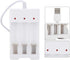 Portable Universal Rechargeable 3.6V Smart Charger for AA and AAA Batteries, Three Slots